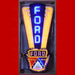 Neonetics || Ford Jubilee Crest Neon Sign In Shaped Steel Can