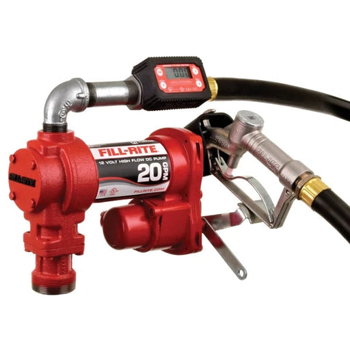 Fill-Rite || Fr4410H 24 Volt Dc Hi Flow Fuel Transfer Pump With 1 Inch X 12 Foot Hose And 1 Inch Manual Nozzle