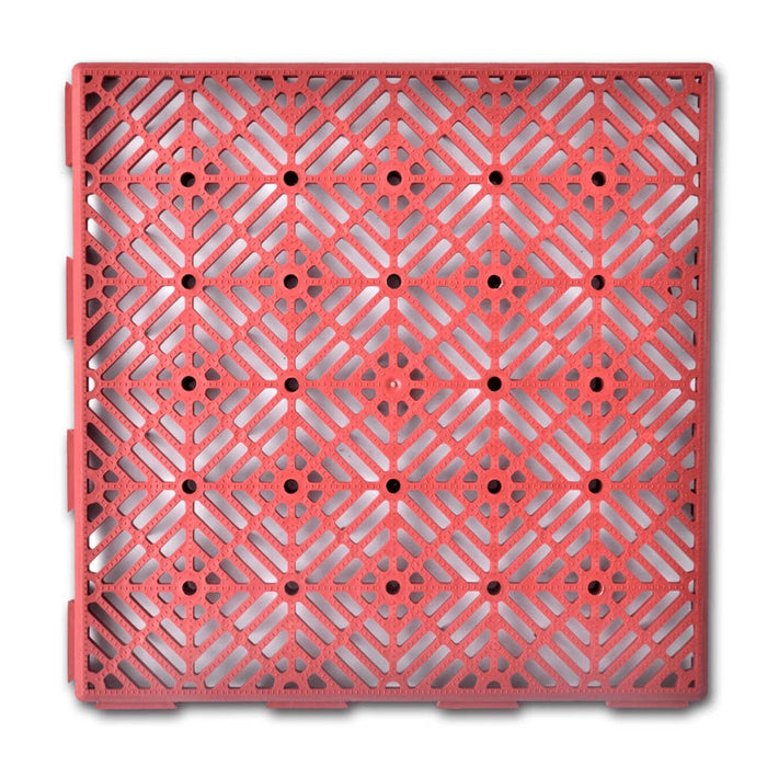 vidaXL || Garden Tiles Plastic Floor Tiles 11.4"x11.4" 24 pcs 40918