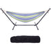 inQ Boutique || Hammock Steel Frame Stand Swing Chair Homeoutdoor Backyard Garden Camp Sleep Green