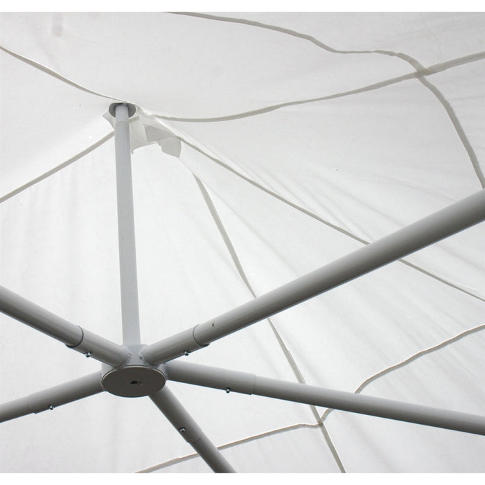 Aleko Products || Heavy Duty Octagonal Outdoor Canopy Event Tent with Windows - 20 X 14 FT - White