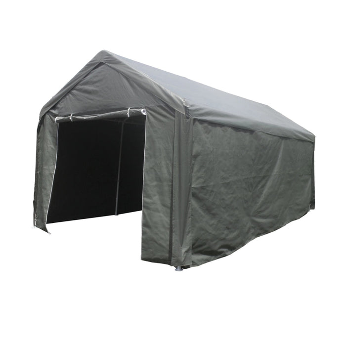 Aleko Products || Heavy Duty Outdoor Canopy Carport Tent - 10 X 20 FT - Gray