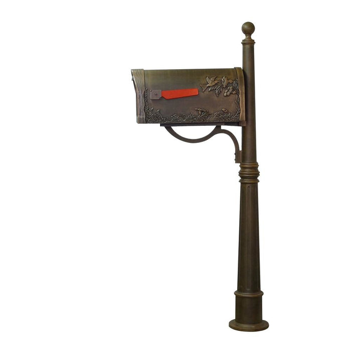 Special Lite Products || Hummingbird Curbside Mailbox and Ashland Decorative Aluminum Durable Mailbox Post