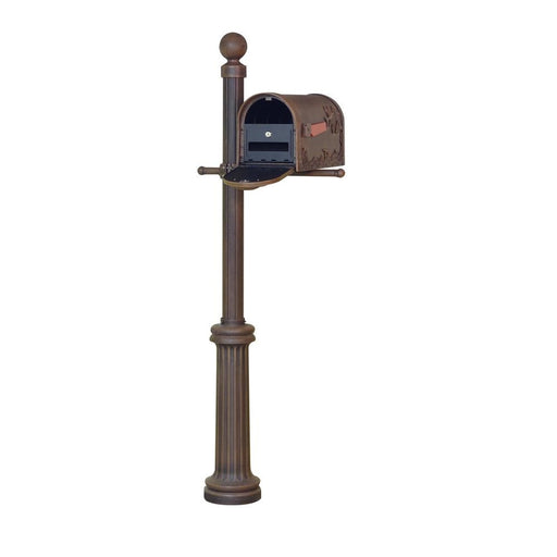 Special Lite Products || Hummingbird Curbside Mailbox, Locking Insert and Fresno Mailbox Post