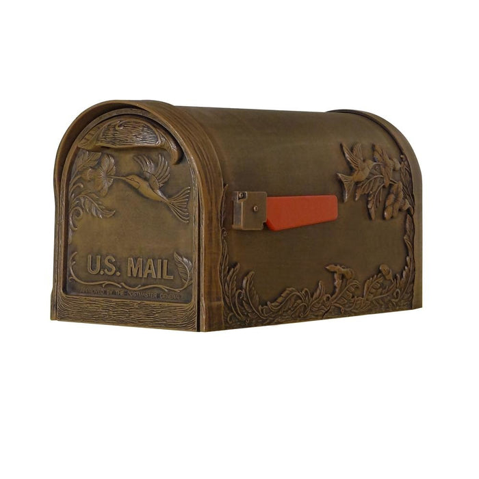 Special Lite Products || Hummingbird Curbside Mailbox with Albion Mailbox Post