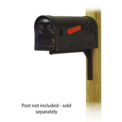 Special Lite Products || Hummingbird Curbside Mailbox with Ashley front single mailbox mounting bracket