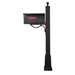Special Lite Products || Hummingbird Curbside Mailbox with Locking Insert and Springfield Mailbox Post with Base