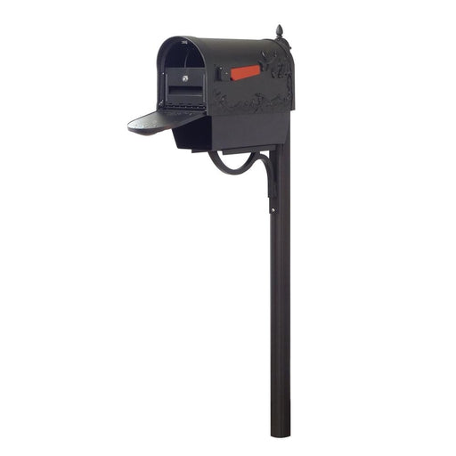 Special Lite Products || Hummingbird Curbside Mailbox with Paper Tube, Locking Insert and Richland Mailbox Post