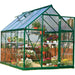 Canopia by Palram || Hybrid 6 ft. x 8 ft. Greenhouse Kit - Green Structure & Hybrid Panels