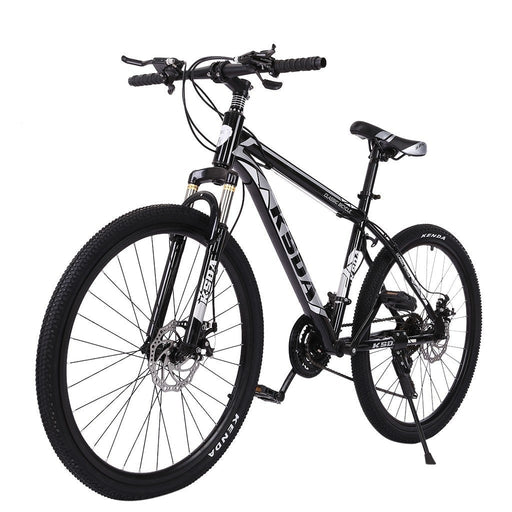 Smilegive || Junior Aluminum Full Mountain Bike, Stone Mountain 26 Inch 21-Speed Bicycle Black