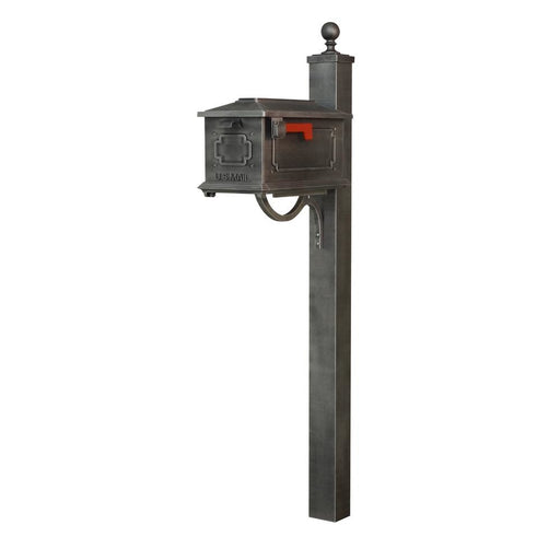 Special Lite Products || Kingston Curbside Mailbox and Springfield Direct Burial Mailbox Post Smooth Square
