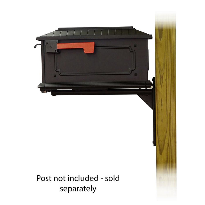 Special Lite Products || Kingston Curbside Mailbox with Ashley front single mailbox mounting bracket