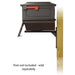 Special Lite Products || Kingston Curbside Mailbox with Newspaper tube and Ashley front single mailbox mounting bracket