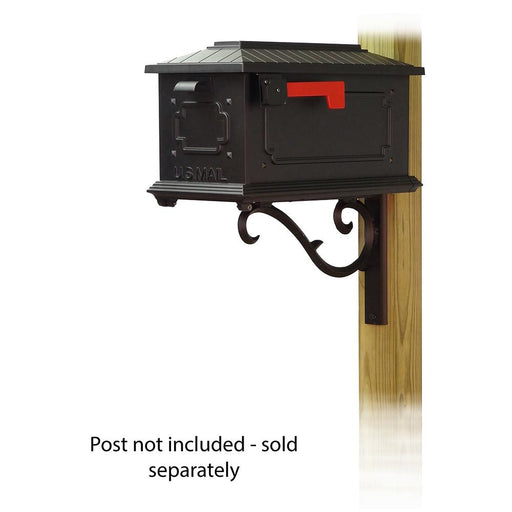 Special Lite Products || Kingston Curbside Mailbox with Sorrento front single mailbox mounting bracket
