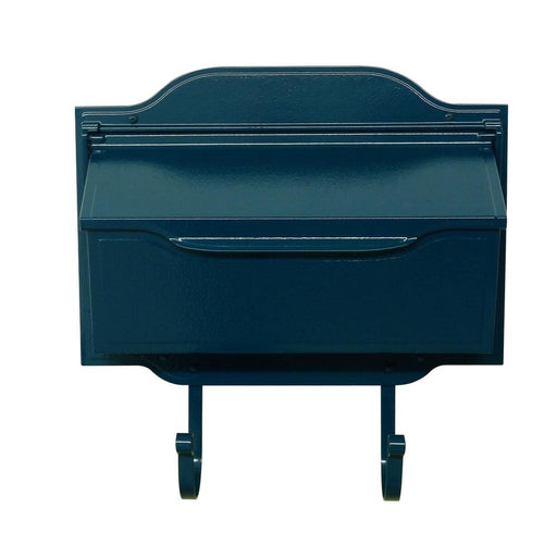 Special Lite Products || Mid Modern Asbury Horizontal Mailbox, Blue