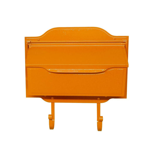 Special Lite Products || Mid Modern Asbury Horizontal Mailbox, Orange