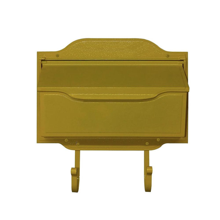 Special Lite Products || Mid Modern Asbury Horizontal Mailbox, Yellow