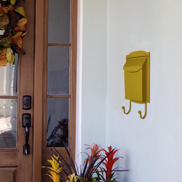 Special Lite Products || Mid Modern Asbury Vertical Mailbox, Yellow
