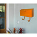 Special Lite Products || Mid Modern Nash Horizontal Mailbox, Orange