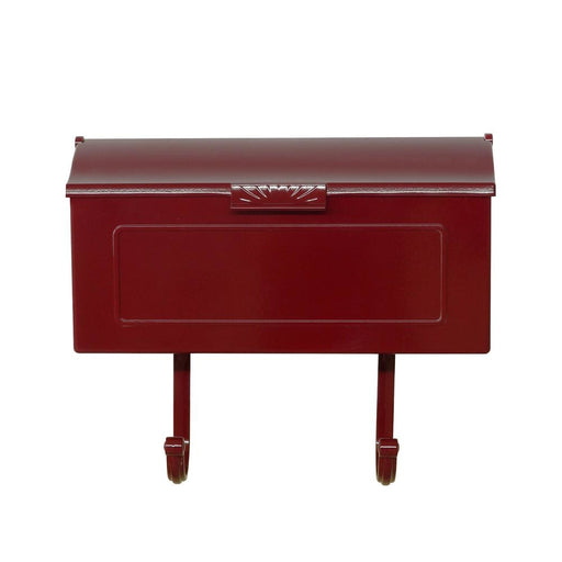 Special Lite Products || Mid Modern Nash Horizontal Mailbox, Wine