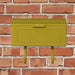 Special Lite Products || Mid Modern Nash Horizontal Mailbox, Yellow
