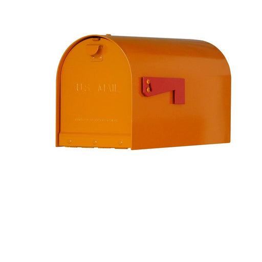 Special Lite Products || Mid Modern Rigby Curbside Mailbox, Orange