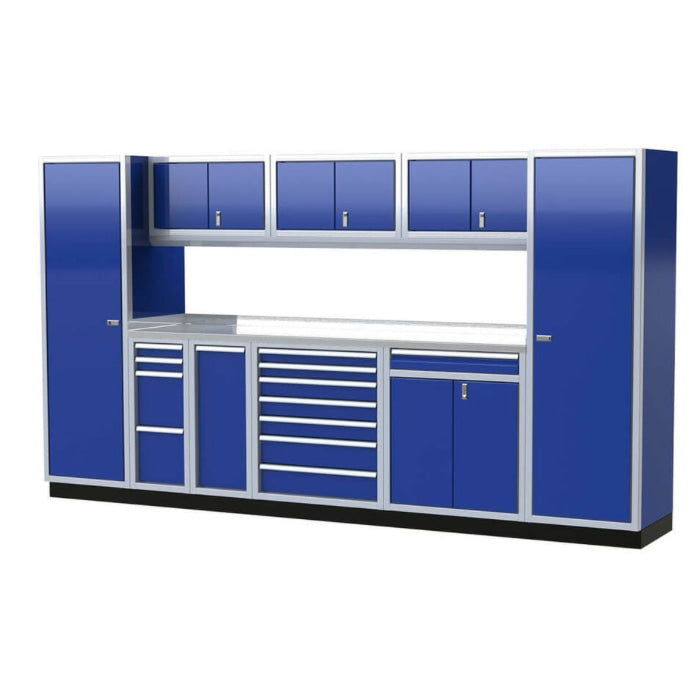 Moduline || Moduline Pro 10 Piece Cabinet Combination PGC012-03X Blue