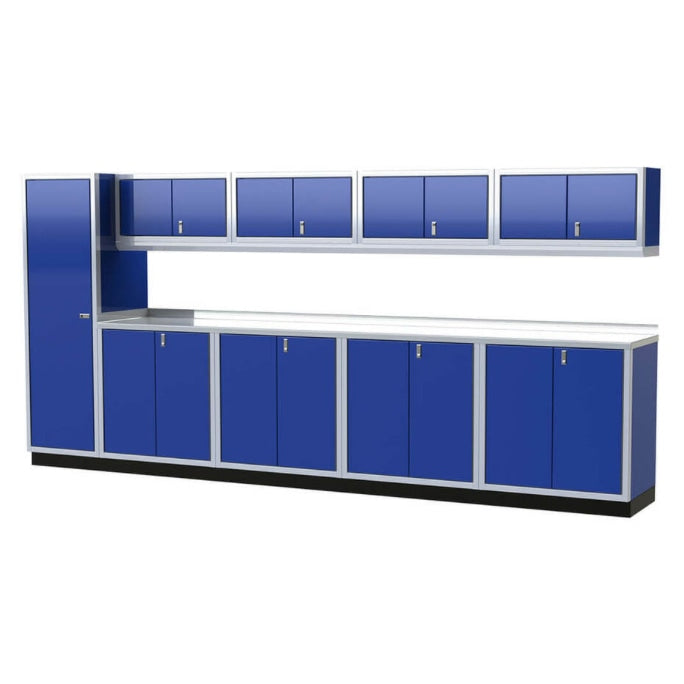 Moduline || Moduline Pro 10 Piece Cabinet Combination PGC014-01X Blue