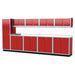 Moduline || Moduline Pro 10 Piece Cabinet Combination PGC014-01X Red