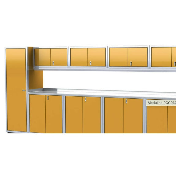 Moduline || Moduline Pro 10 Piece Cabinet Combination PGC014-01X Yellow