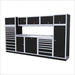 Moduline || Moduline Pro 11 Piece Cabinet Combination PGC012-06X Black Aluminium