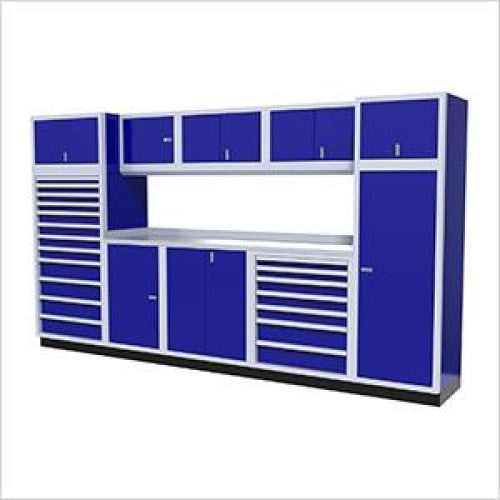 Moduline || Moduline Pro 11 Piece Cabinet Combination PGC012-06X Blue Aluminium