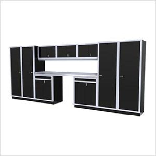 Moduline || Moduline Pro 11 Piece Cabinet Combination PGC016-01X Black Aluminium