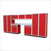 Moduline || Moduline Pro 11 Piece Cabinet Combination PGC016-01X Red Aluminium
