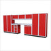 Moduline || Moduline Pro 12 Piece Cabinet Combination PGC016-07X Red Aluminium