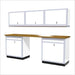 Moduline || Moduline Pro 6 Garage Cabinet Combination 9' Wide PGC009-03X White Aluminium