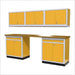 Moduline || Moduline Pro 6 Garage Cabinet Combination 9' Wide PGC009-03X Yellow Aluminium