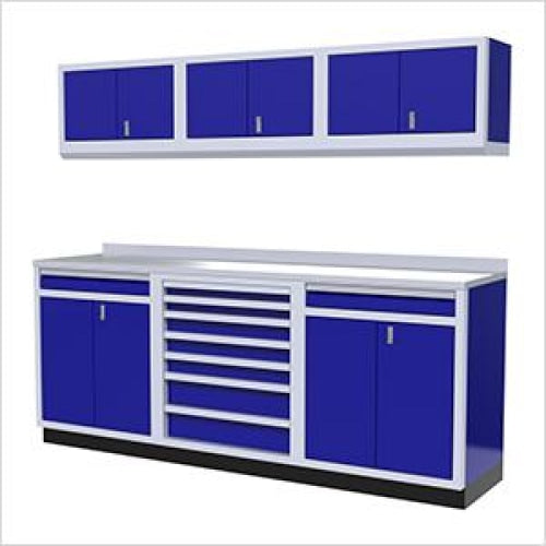 Moduline || Moduline Pro 7 Piece Cabinet Combination PGC008-05X Blue Aluminium