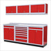 Moduline || Moduline Pro 7 Piece Cabinet Combination PGC008-05X Red Aluminium