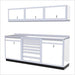 Moduline || Moduline Pro 7 Piece Cabinet Combination PGC008-05X White Aluminium