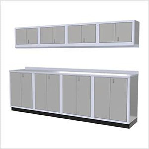 Moduline || Moduline Pro 9 Piece Cabinet Combination PGC010-01X Grey Aluminium