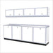 Moduline || Moduline Pro 9 Piece Cabinet Combination PGC010-01X White Aluminium