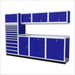 Moduline || Moduline Pro 9 Piece Cabinet Combination PGC010-04X Blue Aluminium