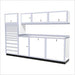 Moduline || Moduline Pro 9 Piece Cabinet Combination PGC010-04X White Aluminium