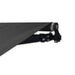 Aleko Products || Motorized Retractable Black Frame Patio Awning 10 x 8 Feet - Black