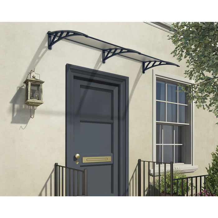Canopia by Palram || Neo 2360 Door Canopy Awning Gray/Clear