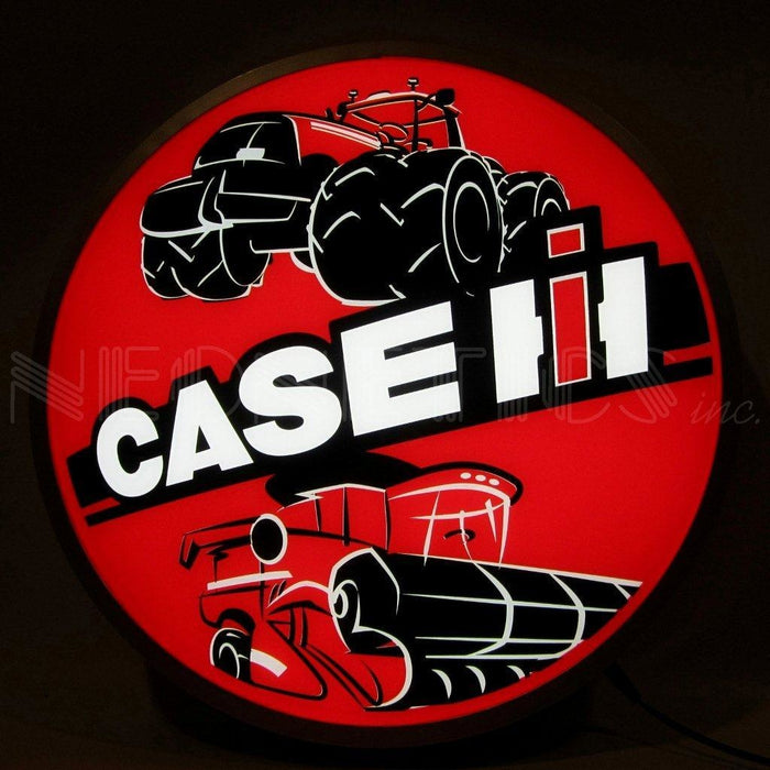 Neonetics || Neonetics Case Ih International Harvester Tractors 15 Inch Backlit LED Lighted Sign 7CASE1
