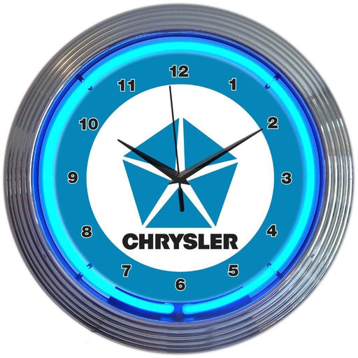 Neonetics || Neonetics Chrysler Pentastar Neon Clock 8CRYBL