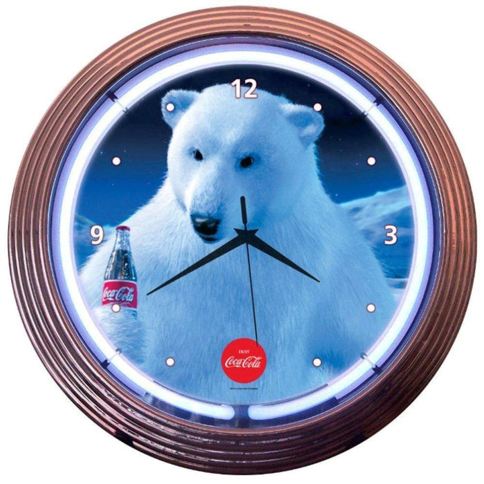 Neonetics || Neonetics Coca-Cola Polar Bear Neon Clock 8CCPLR