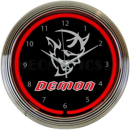 Neonetics || Neonetics Dodge Demon Neon Clock 8DEMON